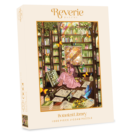 Reverie Puzzles - Botanical Library Jigsaw Puzzle (1000 Pieces)