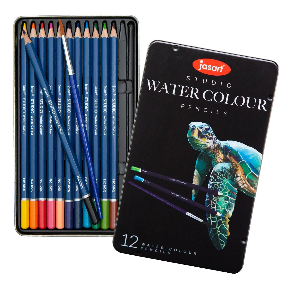 Jasart | Studio Watercolour Pencil Set | 12pc