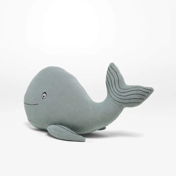 Cushion - Whale - Sky Blue - 32x35cm
