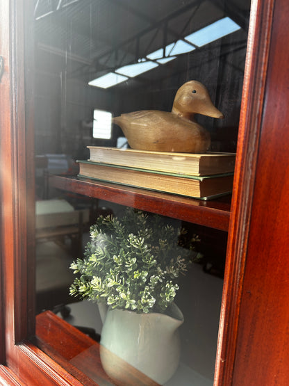 Reproduction Victorian era display case/bookcase