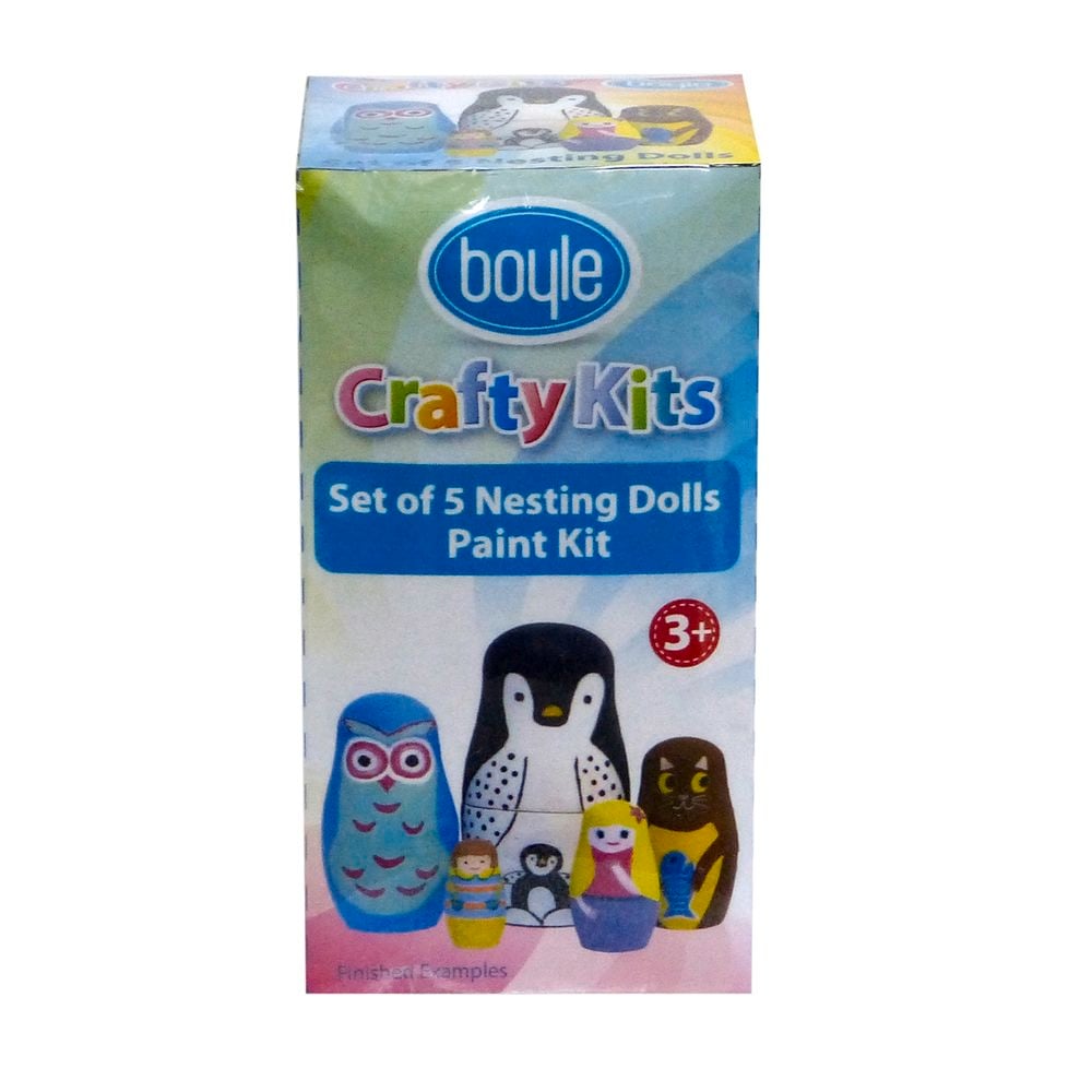 Boyle | Nesting Dolls Paint Set | 5 Pack