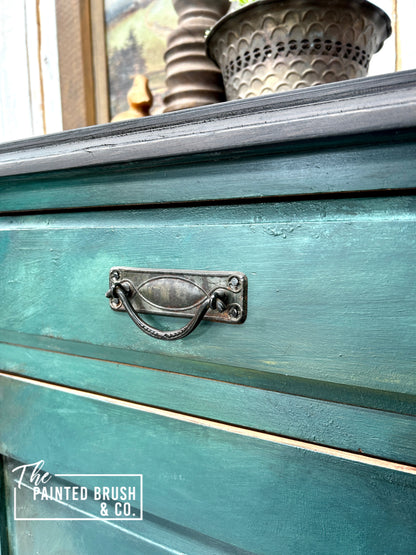 Grungy Green Sideboard