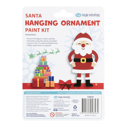 Boyle | Santa Hanging ornament paint kit