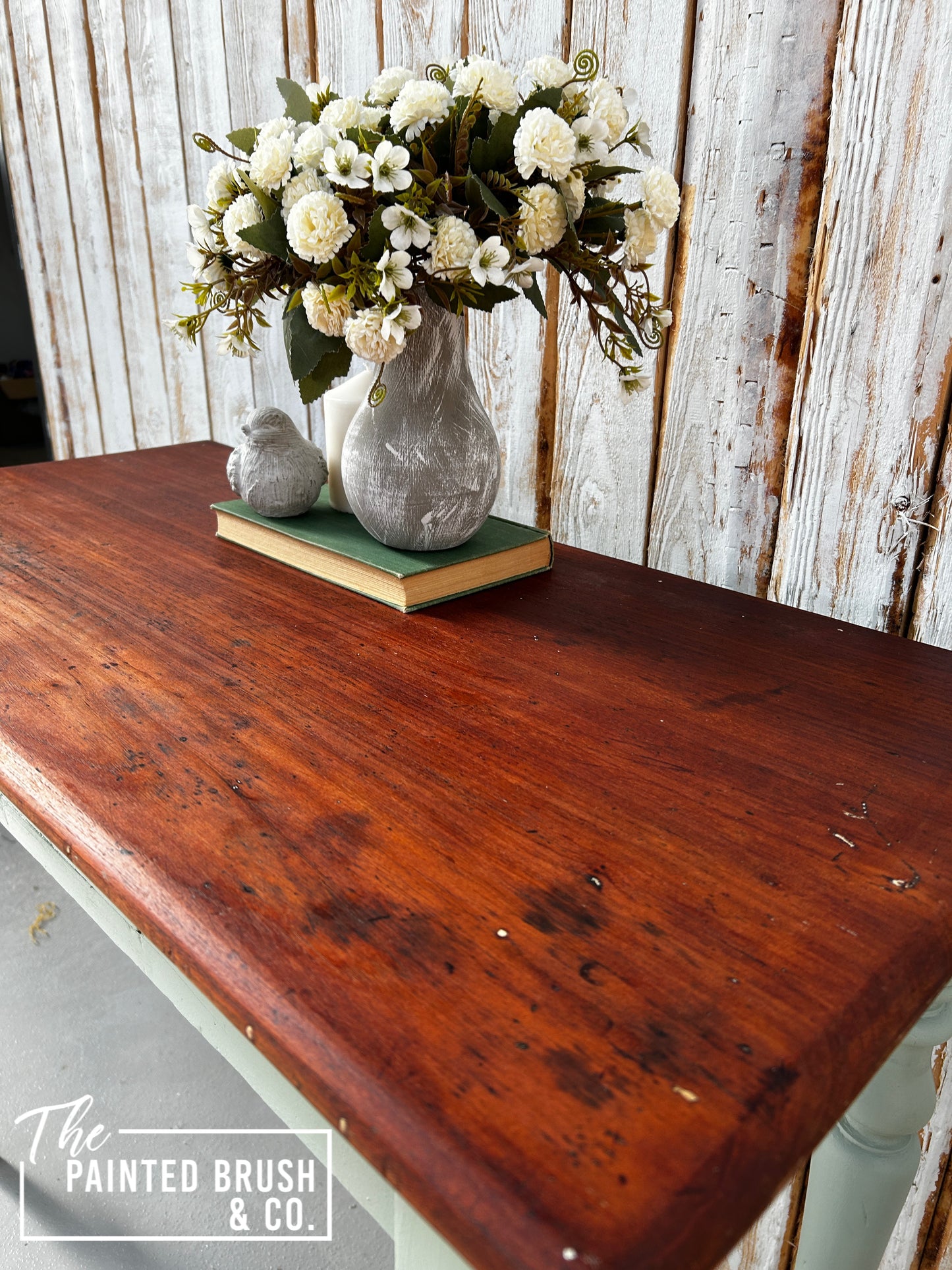 Vintage Cedar Hall Table