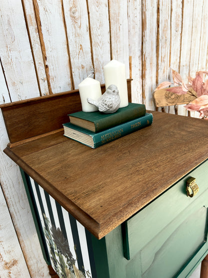 Vintage oak pot cupboard