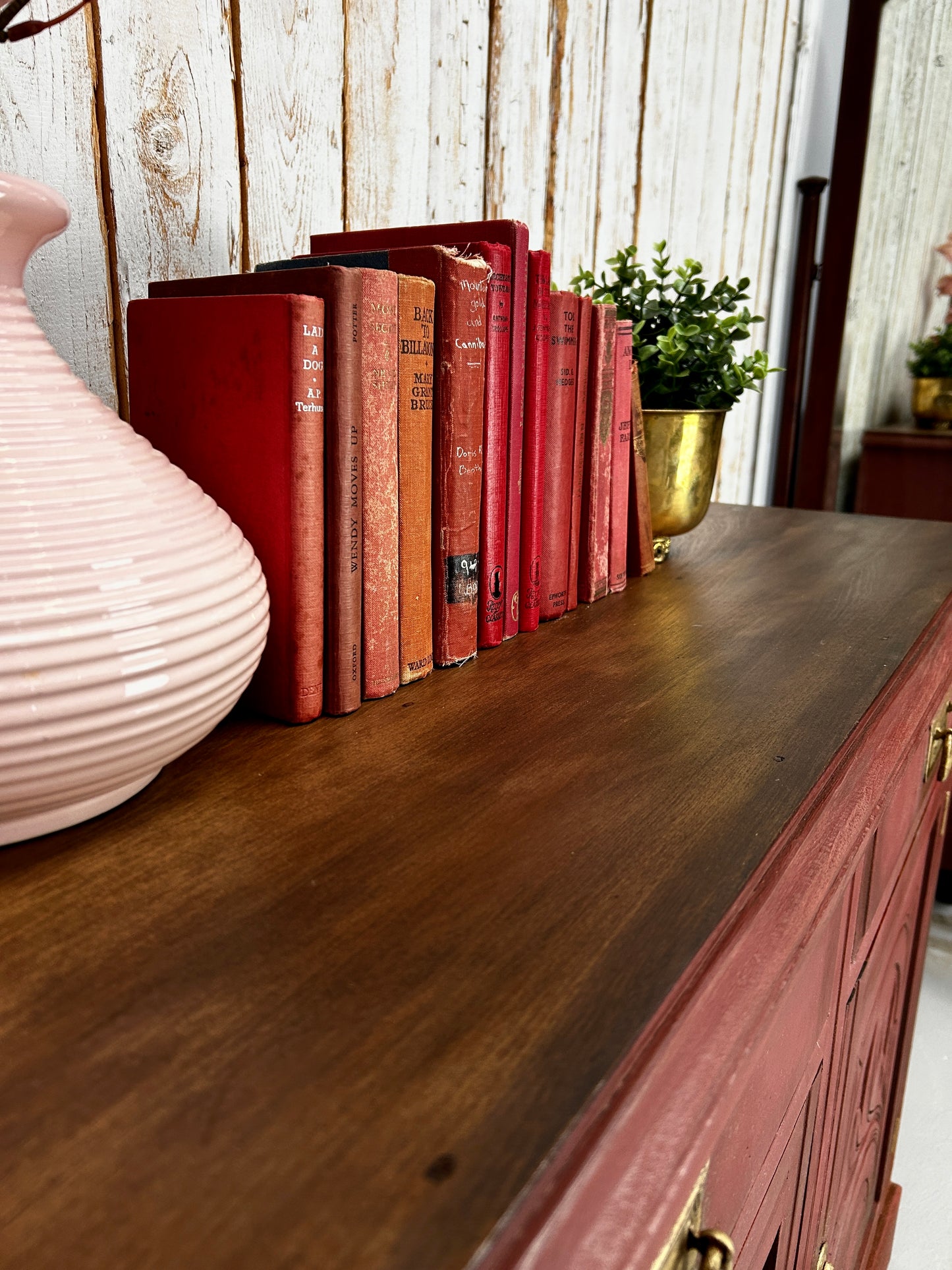 Kelly’s Rusted Maroon Sideboard