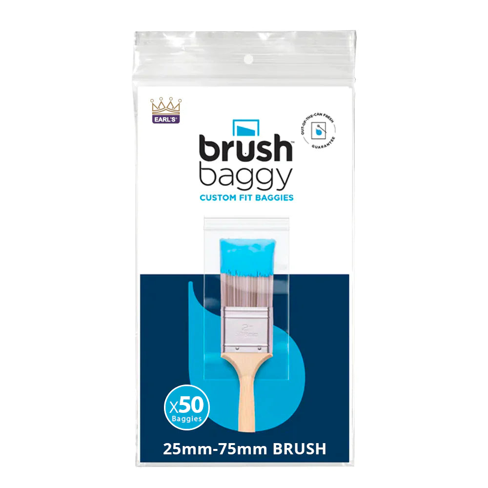 BRUSHBAGGY 25-75mm PAINT BRUSH COVER | 50 Pack