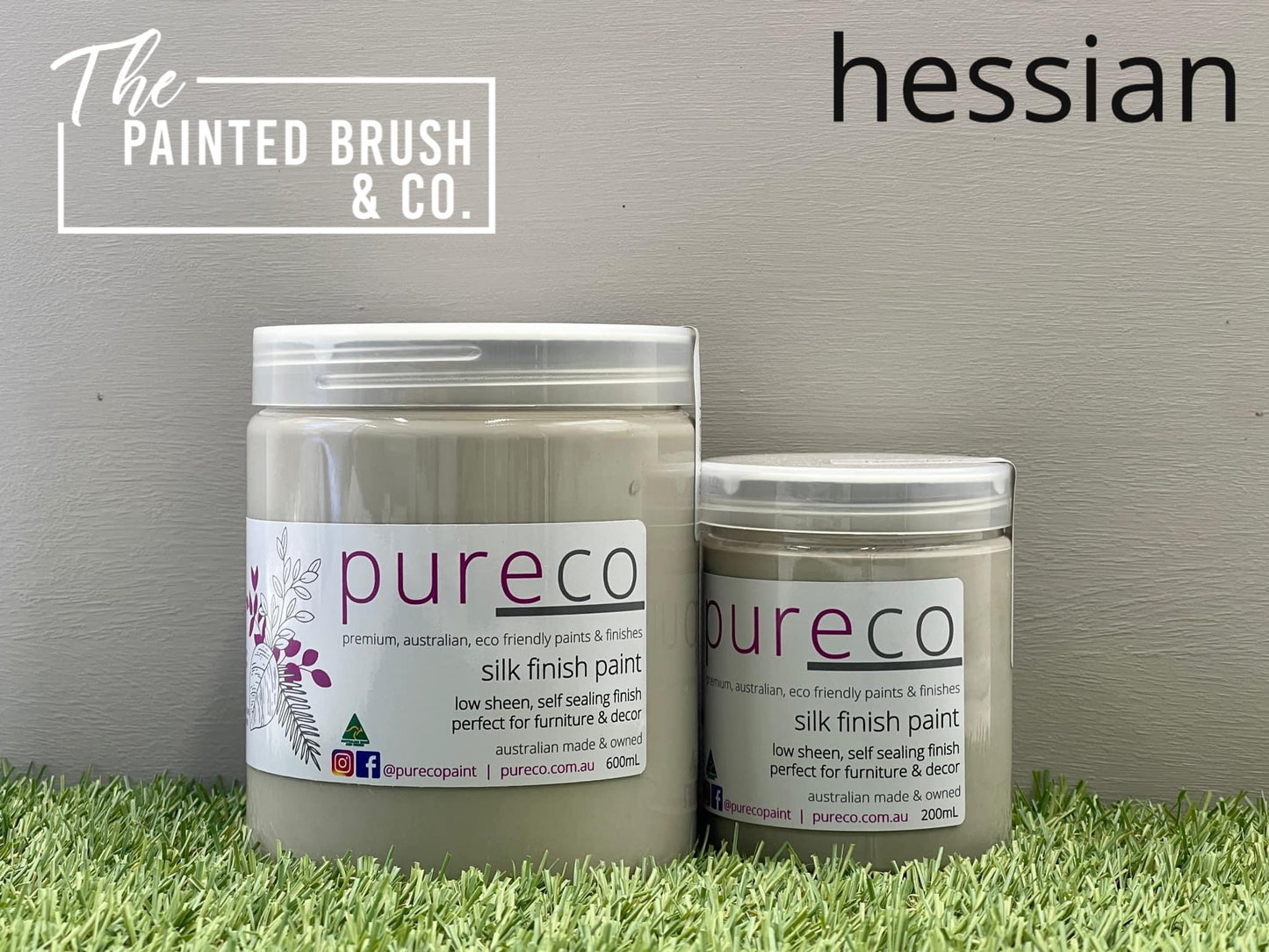Pureco Silk Finish  - Hessian