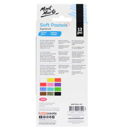Mont Marte | Soft Pastels Signature | 12pc Set