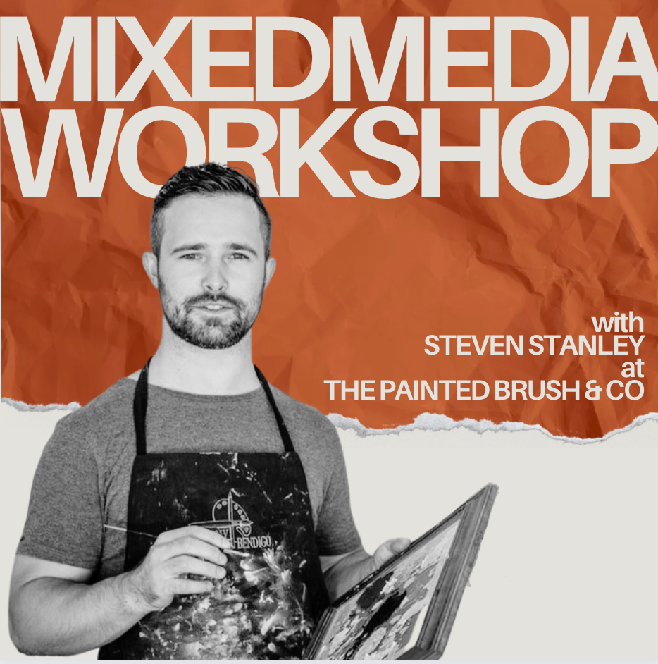 Mixed Media Workshop with Steven Stanley | March 23rd | 10am - 2pm