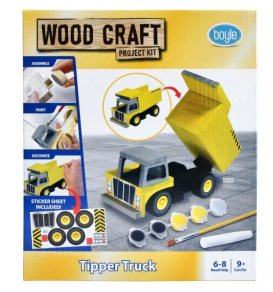 Boyle | Wood Craft Project Kit Tipper Truck