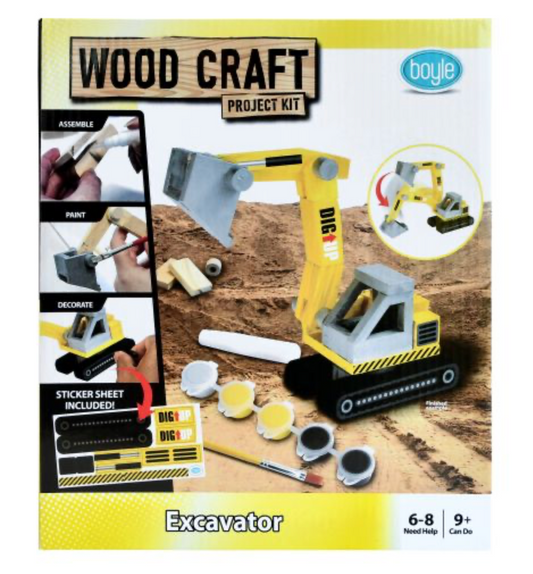 Boyle | Wood Craft Project Kit Excavator
