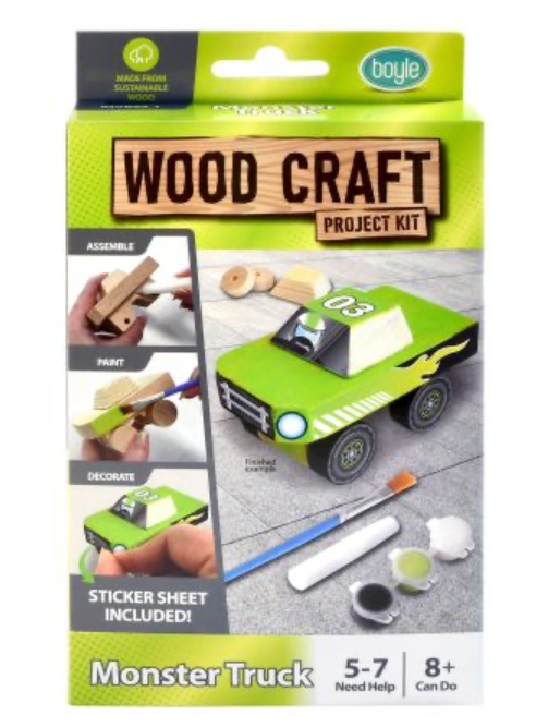 Boyle | Wood Craft Project Kit Monster Truck