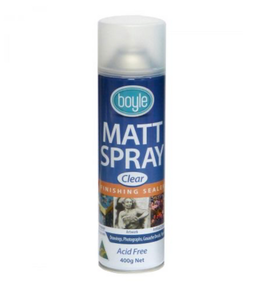 Boyle | Boyle Clear Matt Spray Sealer 400g