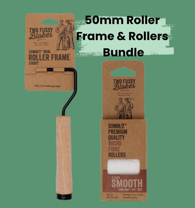 Two Fussy Blokes 50mm Frame & Roller Bundle