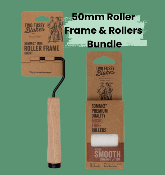 Two Fussy Blokes 50mm Frame & Roller Bundle