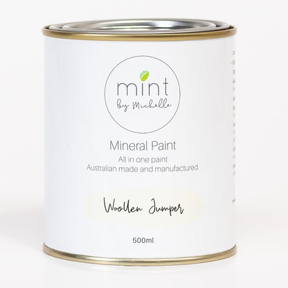 Mint Mineral Paint  | Woollen Jumper