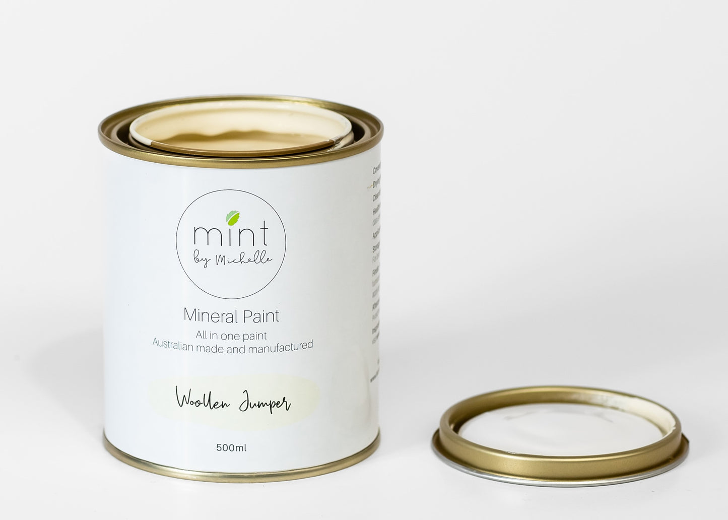 Mint Mineral Paint  | Woollen Jumper