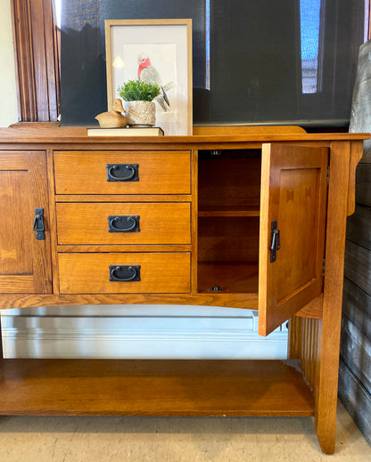 Oak sideboard