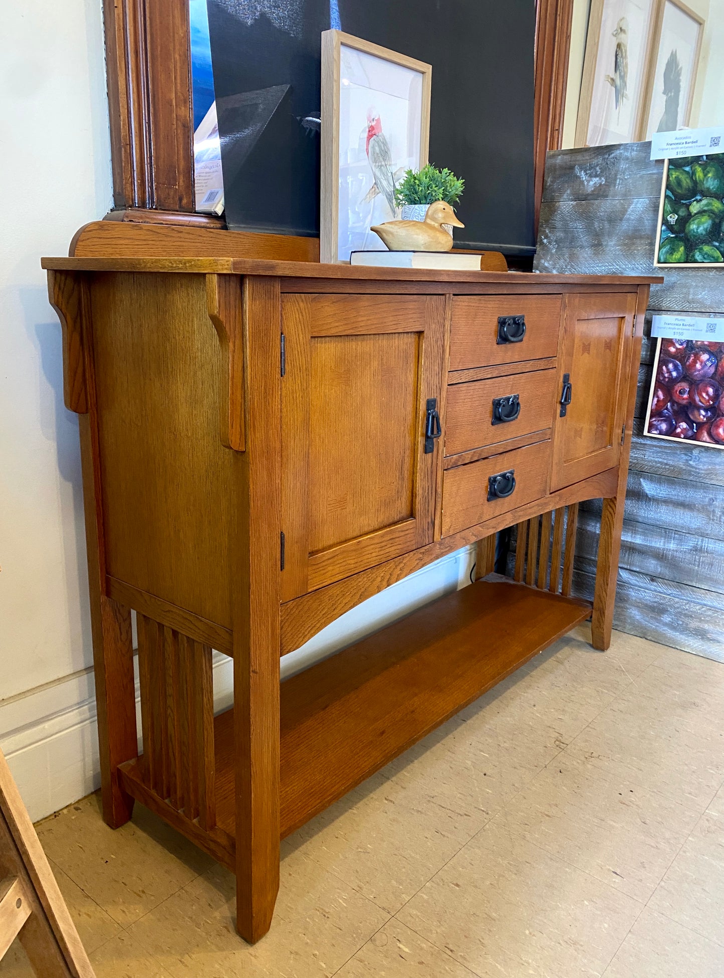 Oak sideboard