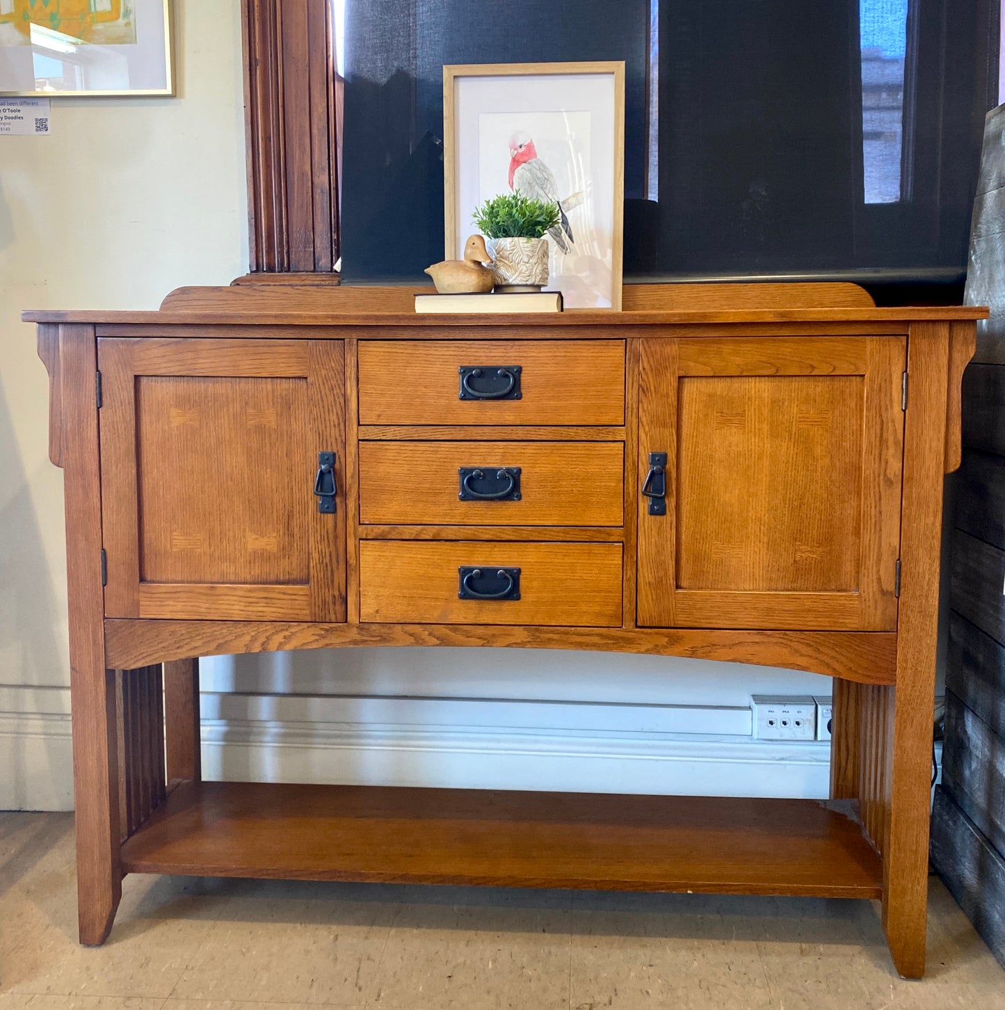 Oak sideboard