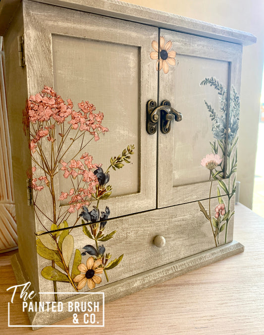 Rustic floral - Jewellery Box