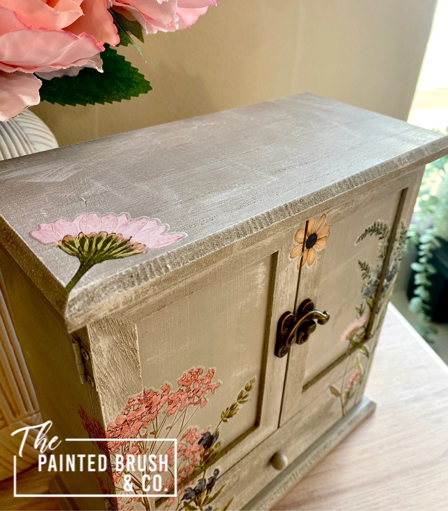 Rustic floral - Jewellery Box