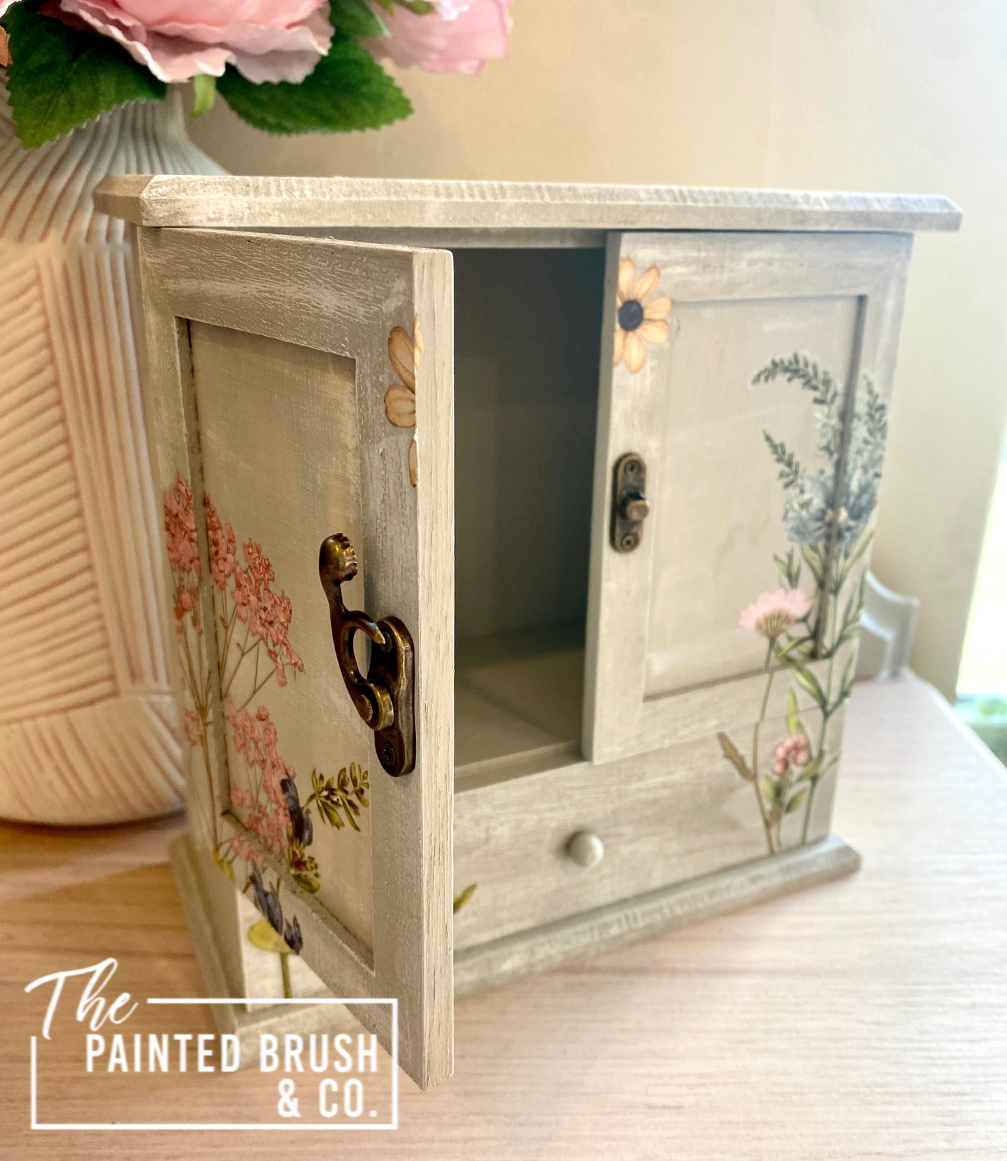 Rustic floral - Jewellery Box