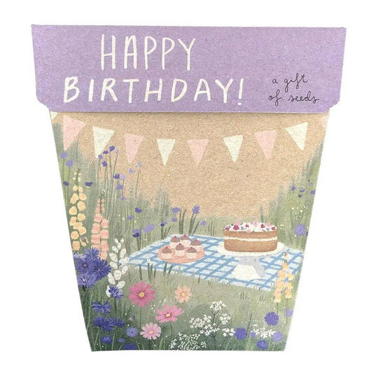 Sow 'n Sow | Happy Birthday Picnic Gift of Seeds