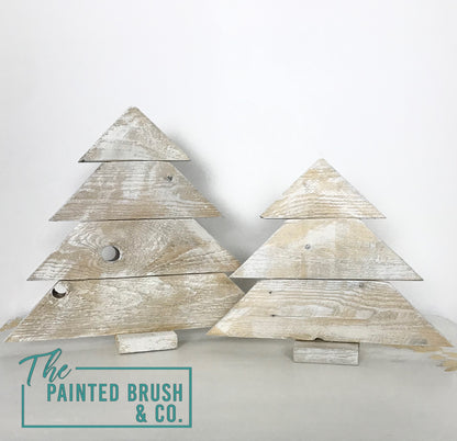 Reclaimed Timber Christmas Trees - Pair