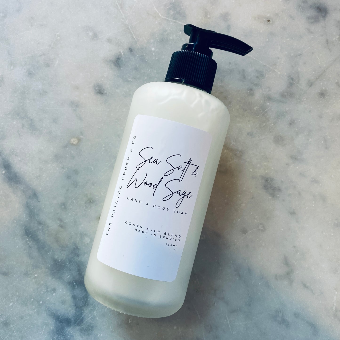 Sea Salt & Wood Sage | Goats Milk Hand & Body Soap | 200ml