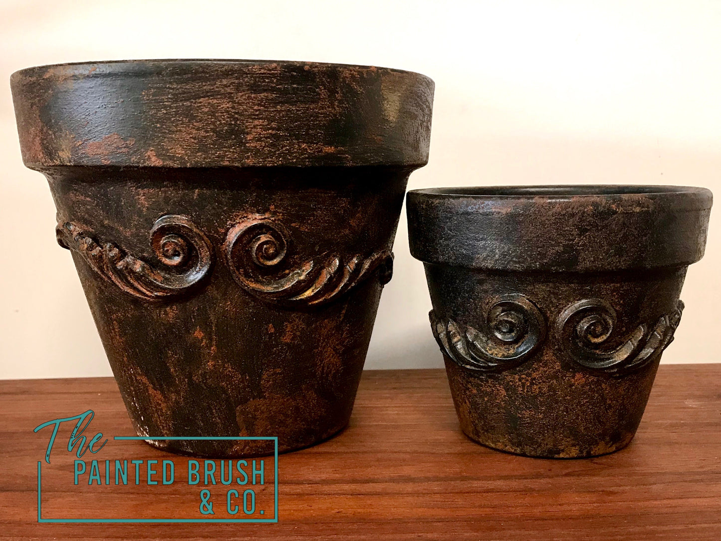 Set of Rusted Pots