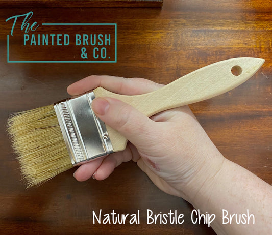 Natural Bristle Chip Brush - Small 50mm