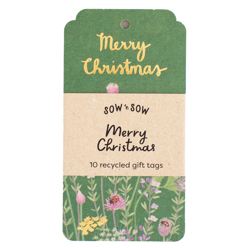 Sow 'n Sow | Merry Christmas Gift Tag | 10 Pack