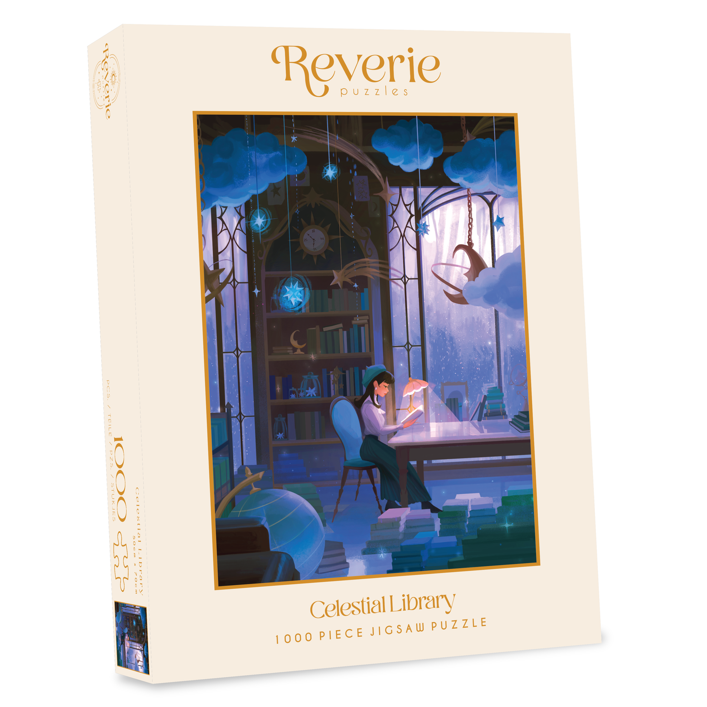 Reverie Puzzles | Celestial Library | Jigsaw Puzzle | 1000 Pieces