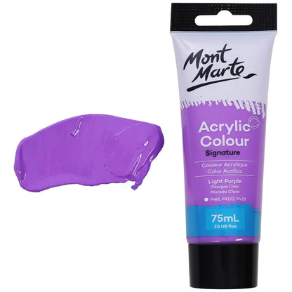 Mont Marte Acrylic Colour Paint Signature 75ml - Light Purple